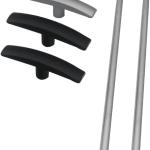 RV Sewer Valve Handles & Waste Valve Extension Tube Set - Reliable Solution for Easy Waste Management | Fit for 1 1/2"， 2“and 3" RV Black Tank Valve Compatible for RV Sewer Hose Kit