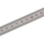 Generic Double Side Stainless Steel Straight Ruler Metric Rule Precision Measuring Tool 15cm/6 inch 30cm/12 inch School Office Supplies Beautiful Design