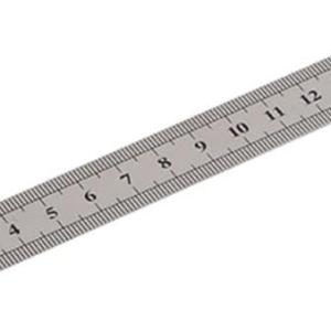 Generic Double Side Stainless Steel Straight Ruler Metric Rule Precision Measuring Tool 15cm/6 inch 30cm/12 inch School Office Supplies Beautiful Design