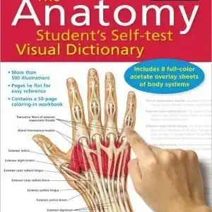The Anatomy Student's Self-Test Visual Dictionary: An All-In-One Anatomy Reference and Study Aid (Spiral bound) - Common