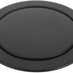 Cabilock Embedded Trash can Lid Stainless Steel Swing Cover for Countertop Garbage can Insert Kitchen Bathroom Waste Management