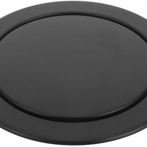 Cabilock Embedded Trash can Lid Stainless Steel Swing Cover for Countertop Garbage can Insert Kitchen Bathroom Waste Management