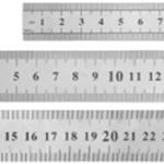 Generic Double Side Stainless Steel Straight Ruler Metric Rule Precision Measuring Tool 15cm/6 inch 30cm/12 inch School Office Supplies Beautiful Design