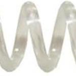 Akiles Spiral Coil Binding Spines 6mm x 305mm (1/4 x 12-inch) 4:1 Pitch [pk of 100] Color: Clear