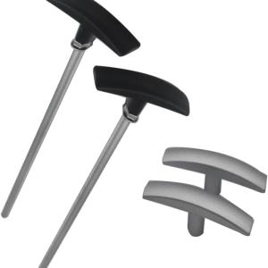 RV Sewer Valve Handles & Waste Valve Extension Tube Set - Reliable Solution for Easy Waste Management | Fit for 1 1/2"， 2“and 3" RV Black Tank Valve Compatible for RV Sewer Hose Kit