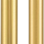 Hongdian Solid Brass Fountain Pen Medium Nib Classic Design Smooth Writing Copper Pen with Ink Refill Converter and Pen Box Set