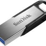 SanDisk 128GB Ultra Flair USB 3.0 Flash Drive - SDCZ73-128G-G46, black