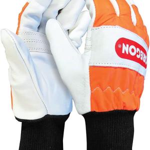 Oregon Chainsaw Left-Hand Protection Leather Gloves – Large (Size 10) (91305L)