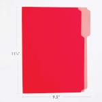BAZIC 1/3 Cut Letter Size Color File Folder (6/Pack)