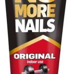 UniBond No More Nails Original, Heavy-Duty Mounting hesive, No Nails Strong Glue for Wood, Ceramic, Metal & More, White Instant Grab hesive, 1 x 234g Tube