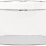 Pilipane Wash Basin Plastic Transparent Washing Basin Multifunctional Face Cleansing Washing Basin Laundry Dish Wash Basin for Home Dormitory (L)