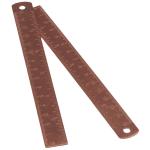 2pcs Copper Straight Ruler, 6 Inch, Set of 2, Office School Supplies