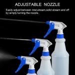 Plastic Spray Bottle Nozzle Heavy Duty Spraying Bottle Replacement Part Leak Proof Mist Water Bottle Spray Nozzle for Chemical Cleaning Solutions All-Purpose justable He Sprayer 4PCS (Blue)