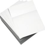 Lettermark Custom Cut-Sheet Copy Paper, 92 Bright, Micro-Perforated 3.5" from Bottom, 20 lb Bond Weight, 8.5 x 11, White, 500/Ream