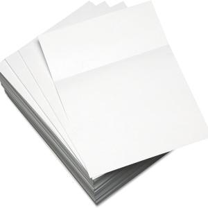 Lettermark Custom Cut-Sheet Copy Paper, 92 Bright, Micro-Perforated 3.5" from Bottom, 20 lb Bond Weight, 8.5 x 11, White, 500/Ream