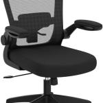 FelixKing Office Chair, Ergonomic Desk Chair Breathable Mesh Chairs justable High Back Lumbar Support Flip-up Armrests, Executive Rolling Swivel Comfy Computer Chairs Home Office Black