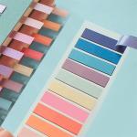 200 Pcs Pink Sticky Tabs, Page Markers Sticky Tabs Writable and Repositionable Book Flags Tabs Strip Index Tabs for Page Marking Classify File Notebooks and Writing Ps