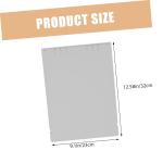 ERINGOGO A4 B5 File Folder Binder Refillable 6-Ring Notebook Cover Plastic Pockets for School and Office Supplies for Document Organization and Planning