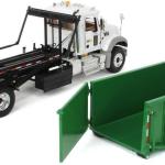 First Gear 1/34 Mack Granite MP Waste Management Truck w/Roll-Off Container 10-4305D