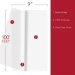 GBC Select-A-Size Thermal Lamination Film, 3 Mil x 100' Laminating Roll for 9" & 12" Pouch Laminators, Customized Sheet Size, Glossy Finish, Trimmer Included (39069)