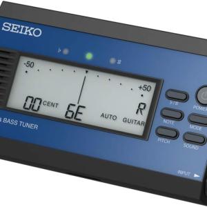 Seiko SAT10LE Guitar/Bass Tuner Blue
