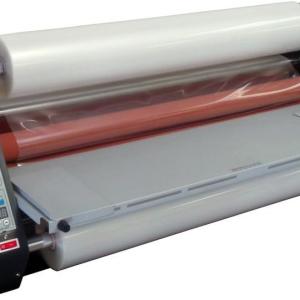 Tamerica TCC-2700XM 27-inch 2-Sided Thermal Roll Laminator with Built-in Trimmer; 27” Laminating Width; Laminates up to 1.5-10 mil at 8.8 fpm; justable Temperature; Heated Rollers; 5-min. Warm Up
