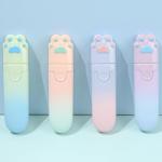 Temiary 4Pcs Cute White Correction Tapes, Retractable White Smooth Pull Out Pen for Instant Correction, Easy to Use, Aesthetic Applicator Set for Students School Office Supplies (Cat Paw)