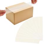 Precut Scotch Tape Strips - 150 Pack 2"x12" Clear Double Sided Tape, Weather Resistant Strong Sealing for Packaging Shipping Mailing Home Office Warehouse