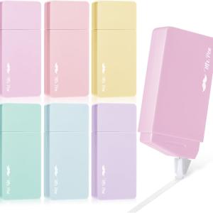 Mr. Pen- Aesthetic Correction Tape, 0.2" x 236", 6 pcs, Pastel Colors, Cute Correction Tape