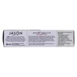 JASON Powersmile Whitening Fluoride-Free Toothpaste, Powerful Peppermint, 6 Ounce Tube