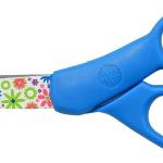 Westcott Fun and Fashionable Student Scissors for Ages 12+, Stainless Steel Floral-Printed Bles, Back-to-School, School Supplies, Classroom Supplies, 7-Inch