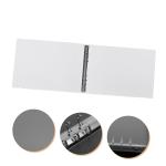 ERINGOGO A4 B5 File Folder Binder Refillable 6-Ring Notebook Cover Plastic Pockets for School and Office Supplies for Document Organization and Planning