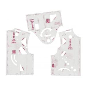 YILIANLIN 3X 1:5 Fashion Design Ruler Cloth Design School Student Teching Apparel Drawing Templete Garment Prototype Ruler Fashion Ruler Set Sewing Tools Ruler Measure for Sewing Dressmaking Pattern