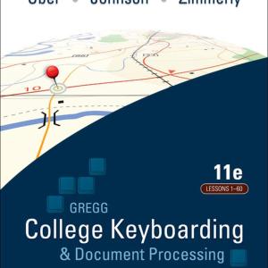 Gregg College Keyboarding & Document Processing Kit 1: Lessons 1-60 With Word 2010 Manual