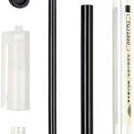 BEMLP Gel Ink Pen Japanese Style Liquid Ink Rollerball Pens Quick Drying 0.35mm Ultra Fine Point Ballpoint Maker Pen Premium for Office School Stationery Supply,12 Pcs/Set, Black