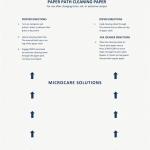 Laser & Inkjet Printer Cleaning Sheet (8.5 x 11) 10 Sheets