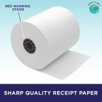 1-Ply White Bond Paper for Clover Kitchen Printer by Paper Planet | 20 Rolls: Includes 1 Ribbon | Star SP700