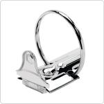 Cardinal Economy 3 Ring Binders, Binders for School and Office, Durable 1/2 inch Round Rings, Holds 125 Sheets, ClearVue Presentation View, Non-Stick, White, Carton of 12 (90601)