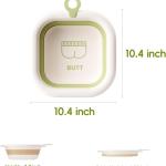 Square Collapsible Wash Basins 3-Pack, Small Foldable Baby Bath Tub for Sink, Lightweight Portable Cleaning Basin for Travel, Camping, Dishes, Laundry