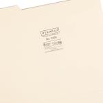 Sme File Folder, 1/3-Cut Tab, Assorted Positions, Letter Size, Manila, 24 per Pack (11928)