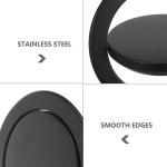 Cabilock Embedded Trash can Lid Stainless Steel Swing Cover for Countertop Garbage can Insert Kitchen Bathroom Waste Management