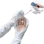 2 Pair Sun Gloves UV Sun Protection Driving Gloves Non-Slip Fingerless Cooling Arm Sleeves Hand Covers for Sunblock Sunscreen Women Driving Biking Mowing Lawn Summer Outdoor Cycling