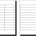 Avery Printable Tab Inserts for Hanging File Folders, 1/2" x 2", 1/5 Cut, White, 100 Index Tab Inserts (11136)