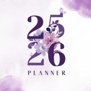 2025 2026 Planner: 2 Year Calendar Agenda Large Print Floral Monthly Organizer Flowers Aesthetic 24 Months (Jan 2025-Dec 2026)