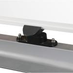 WorkPro® Double-Sided Mobile Magnetic Dry-Erase Whiteboard Easel, 36" x 48", Aluminum Frame with Silver Finish