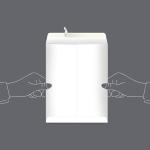 Basics Catalog Mailing Envelopes, Peel and Seal, 9x12 Inch, 100-Pack, White