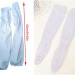 2 Pair Sun Gloves UV Sun Protection Driving Gloves Non-Slip Fingerless Cooling Arm Sleeves Hand Covers for Sunblock Sunscreen Women Driving Biking Mowing Lawn Summer Outdoor Cycling