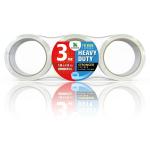 Clear Packing Tape, Heavy Duty Packaging Tape 1.88 inch x 55 Yards Refill Roll for Shipping Mailing Moving [Ultra Strong - Super Thick] (3 Rolls / 165 Total Yards)