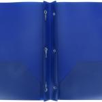 Back to School.Aurora LLC School,Office Supplies.Durables Plastic Folders with Prongs and Two Pockets.(Orange)