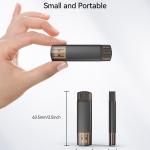 256GB USB C Flash Drive Dual USB 3.0 Flash Drive Type C + USB A Portable Type-C Flash Drive 2-in-1 USB-C Thumb Drive for Smartphone Tablet Computer Mac iPhone 15 Black